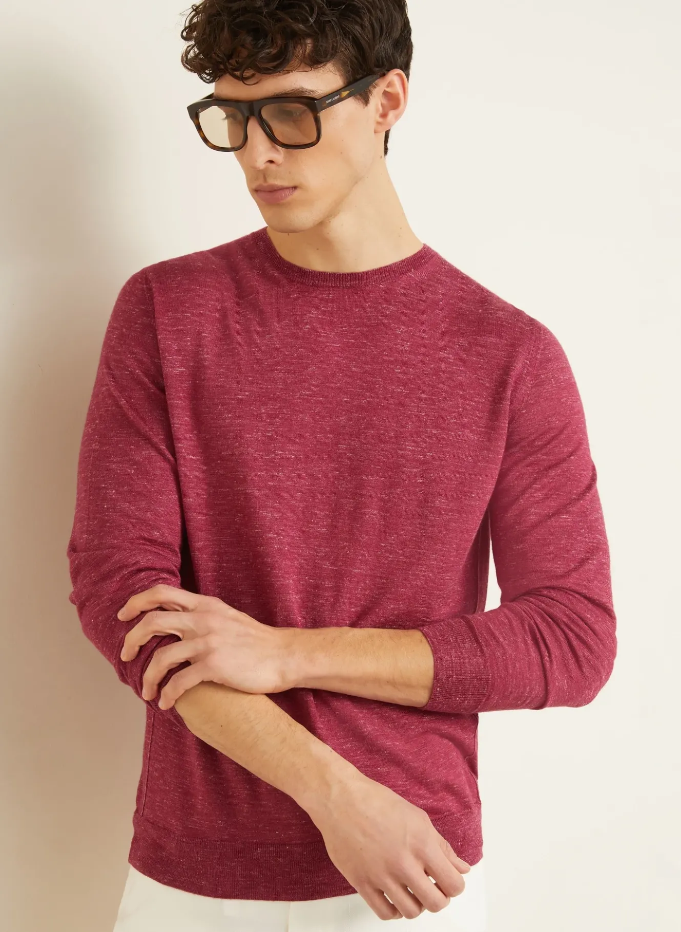 Pullover mit Seide und Cashmere