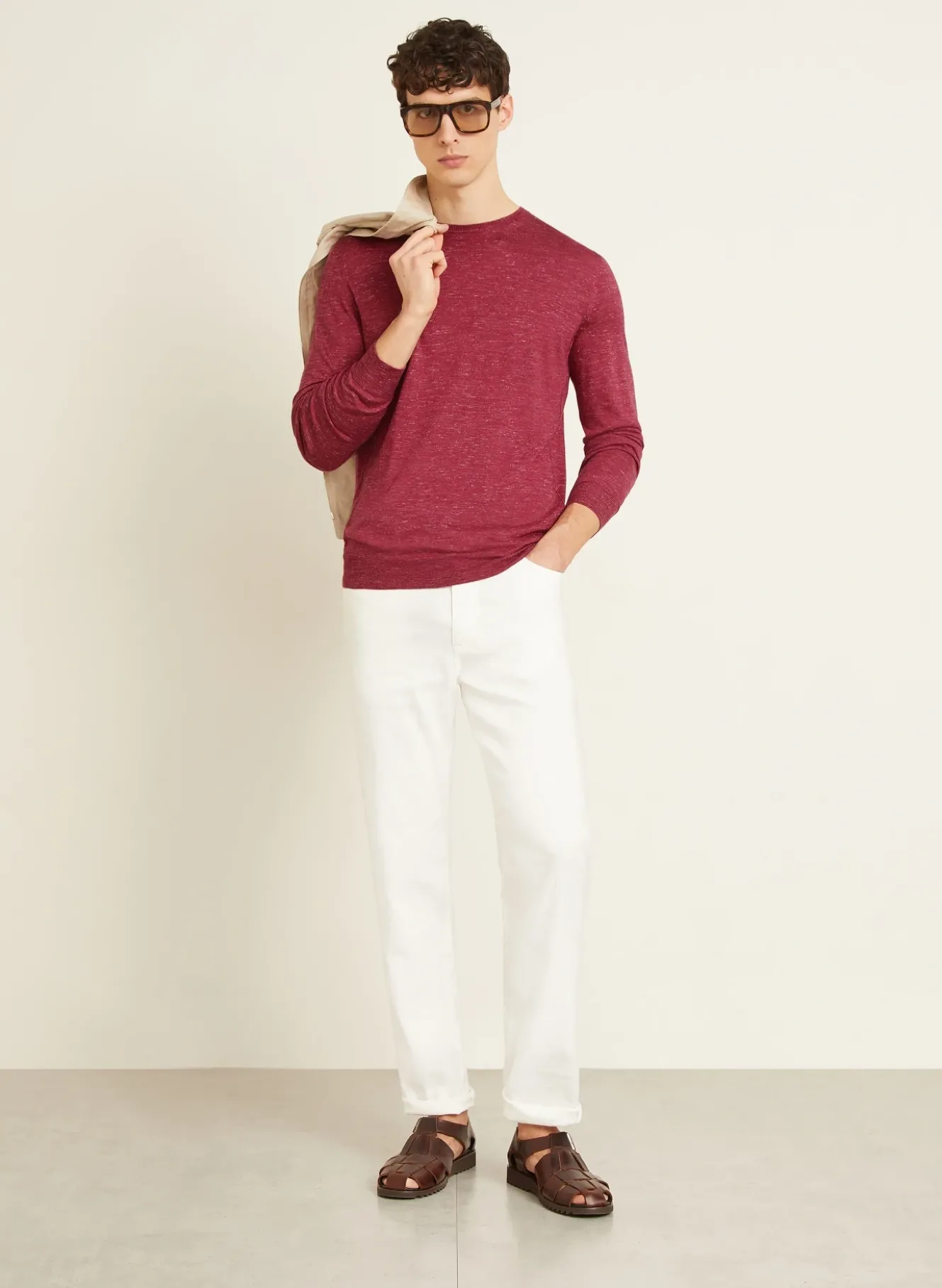 Pullover mit Seide und Cashmere