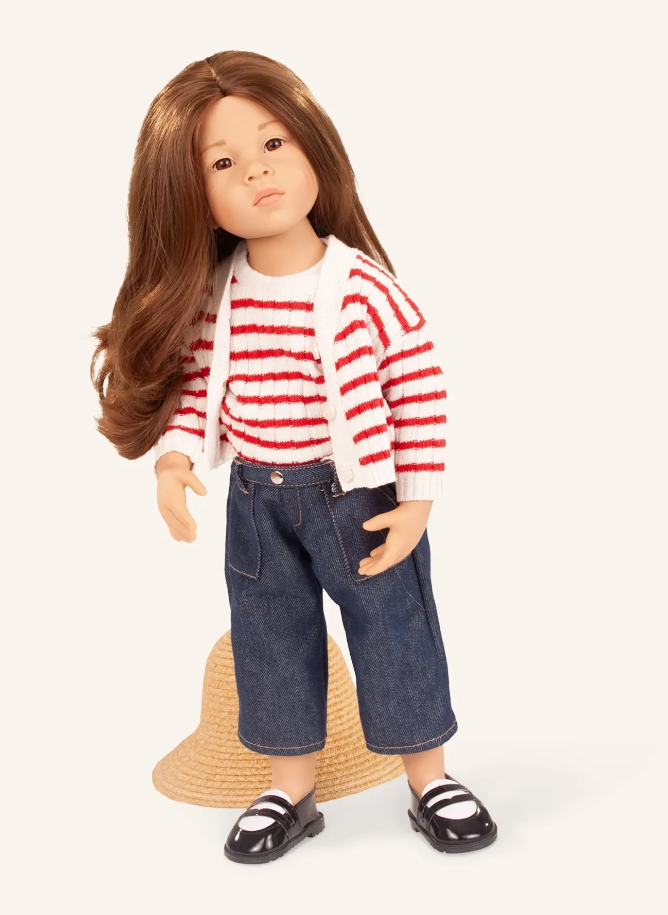 Puppe EMILIA braune Augen