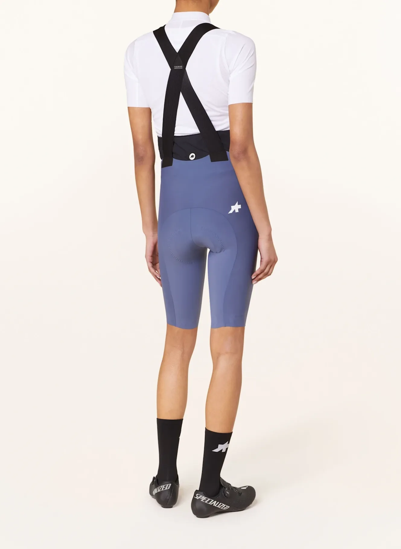 Radhose DYORA R S11 mit Trägern und gepolstertem Einsatz