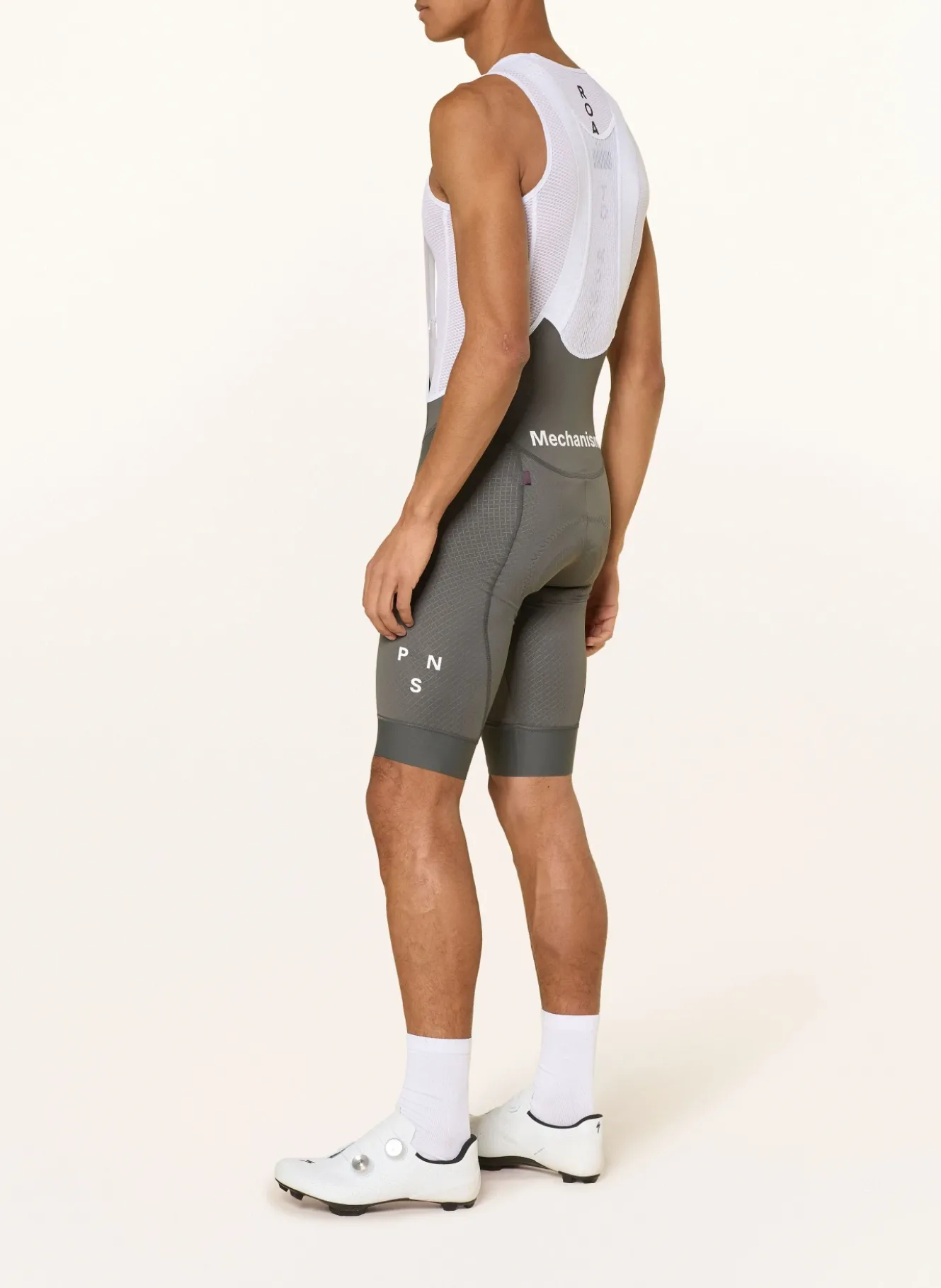 Radhose MECHANISM BIBS mit Trägern und gepolstertem Einsatz