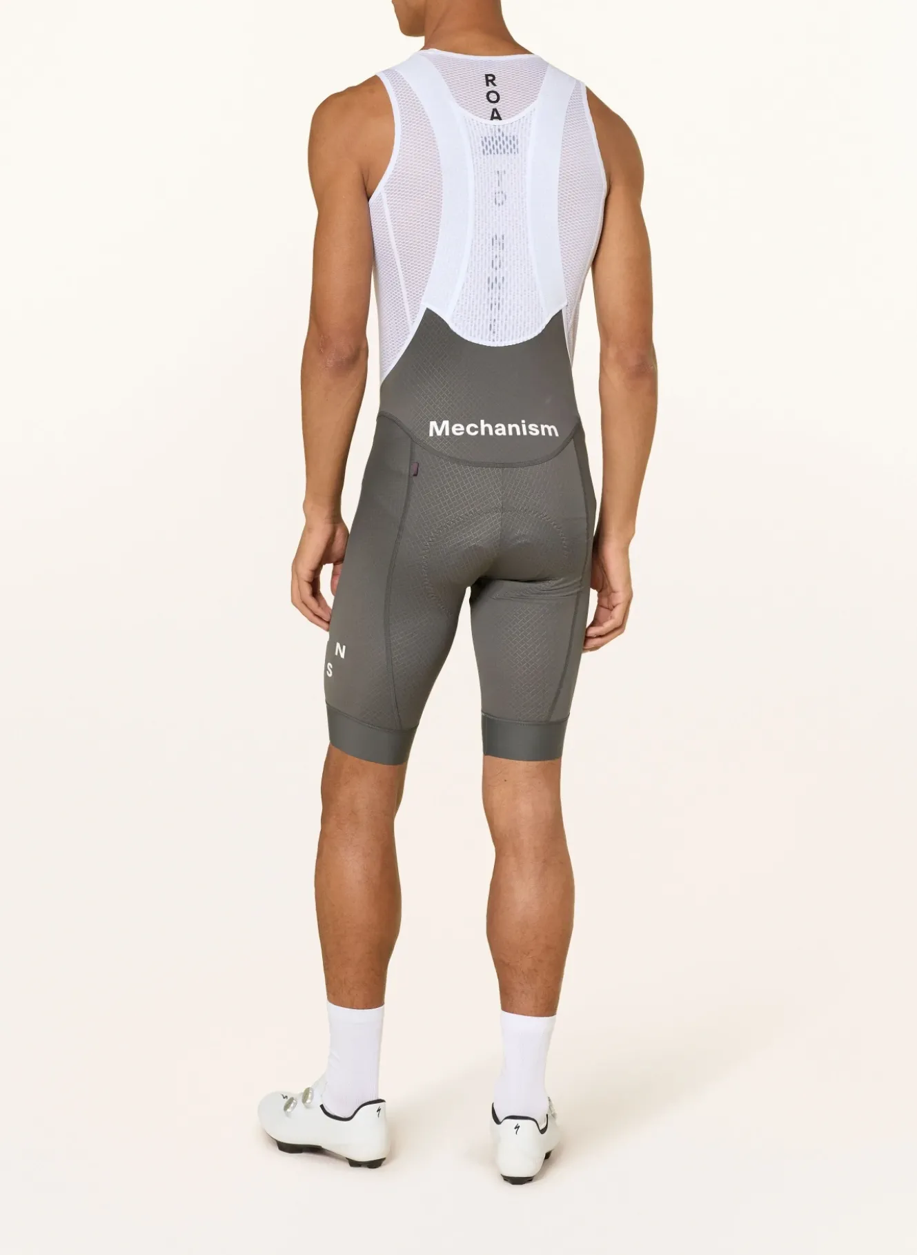 Radhose MECHANISM BIBS mit Trägern und gepolstertem Einsatz