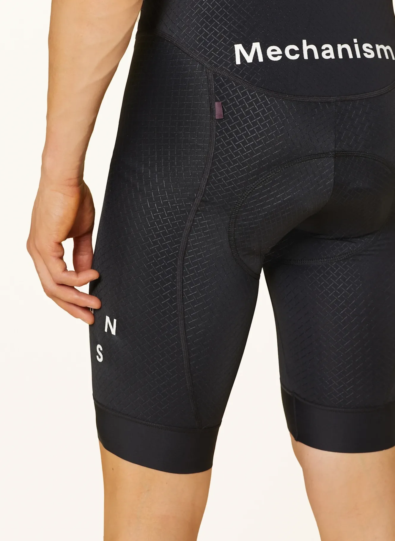 Radhose MECHANISM BIBS mit Trägern und gepolstertem Einsatz