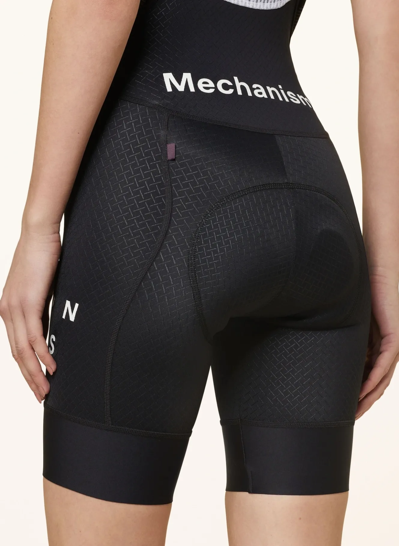 Radhose MECHANISM BIBS mit Trägern und gepolstertem Einsatz