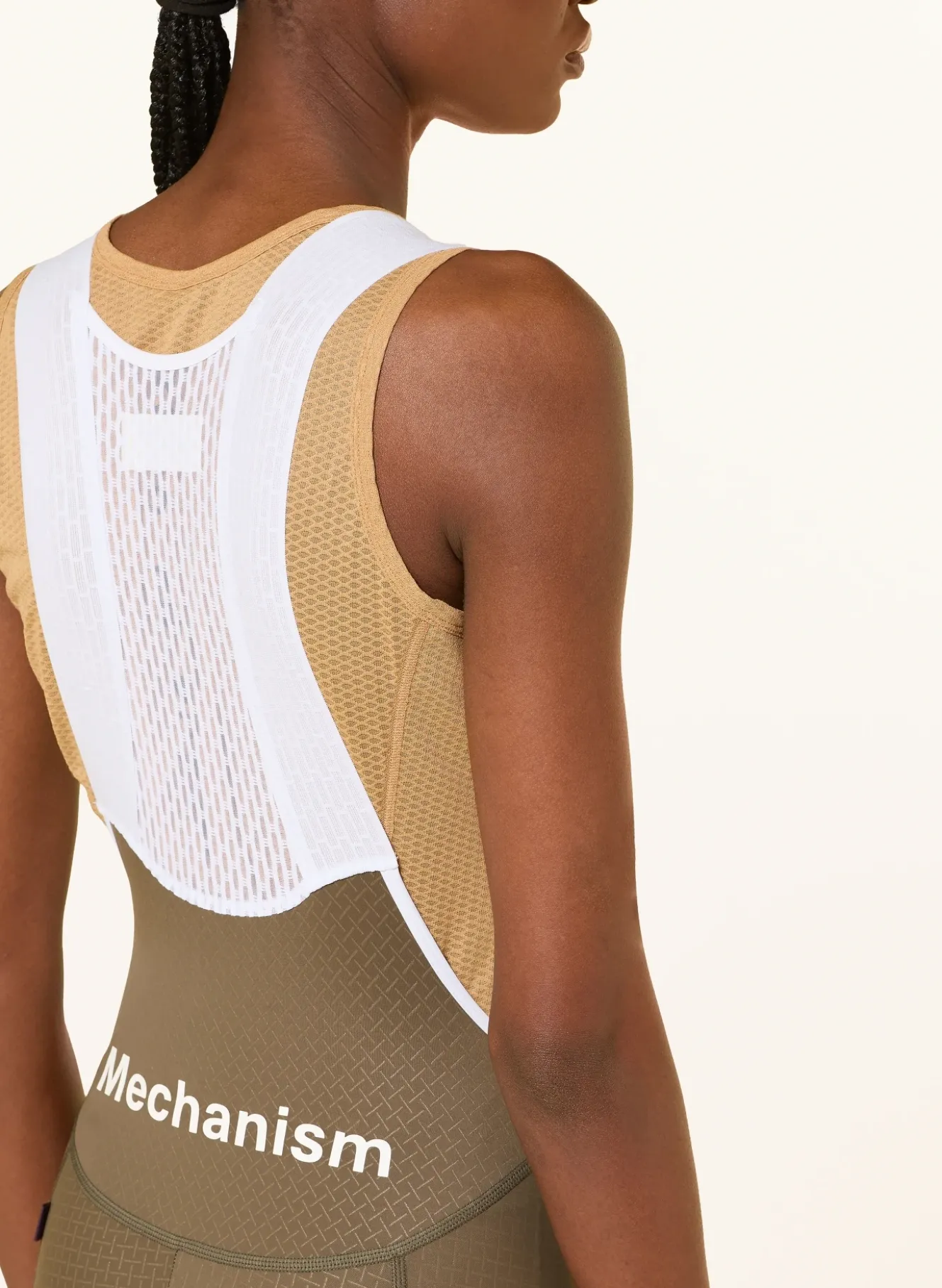 Radhose MECHANISM BIBS mit Trägern und gepolstertem Einsatz