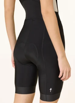 Radhose mit Trägern und gepolstertem Einsatz