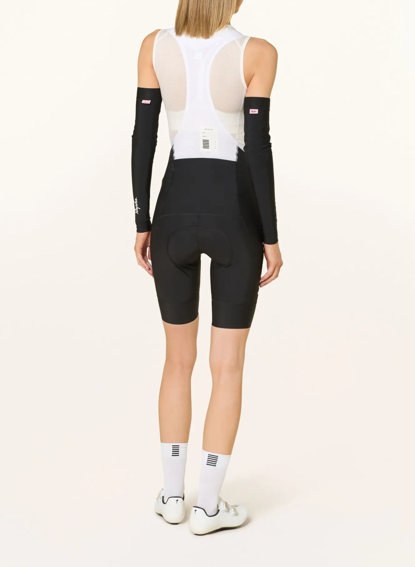 Radhose WOMEN'S PRO TEAM TRAINING BIB mit Trägern und gepolstertem Einsatz