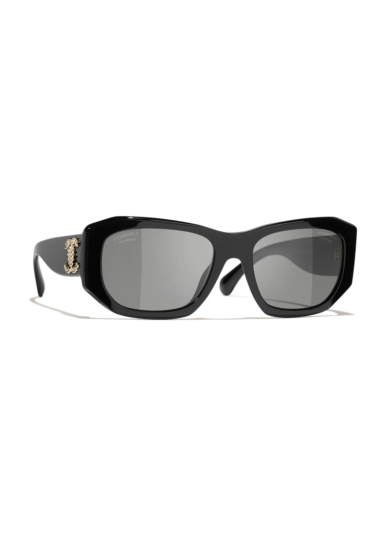 Rechteckige Sonnenbrille