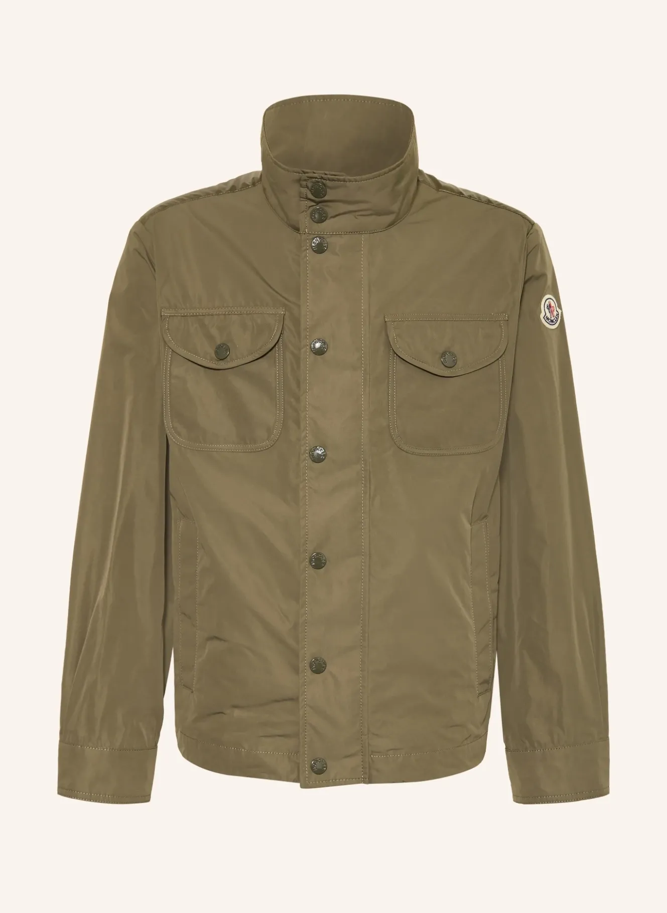 Regenjacke im Materialmix