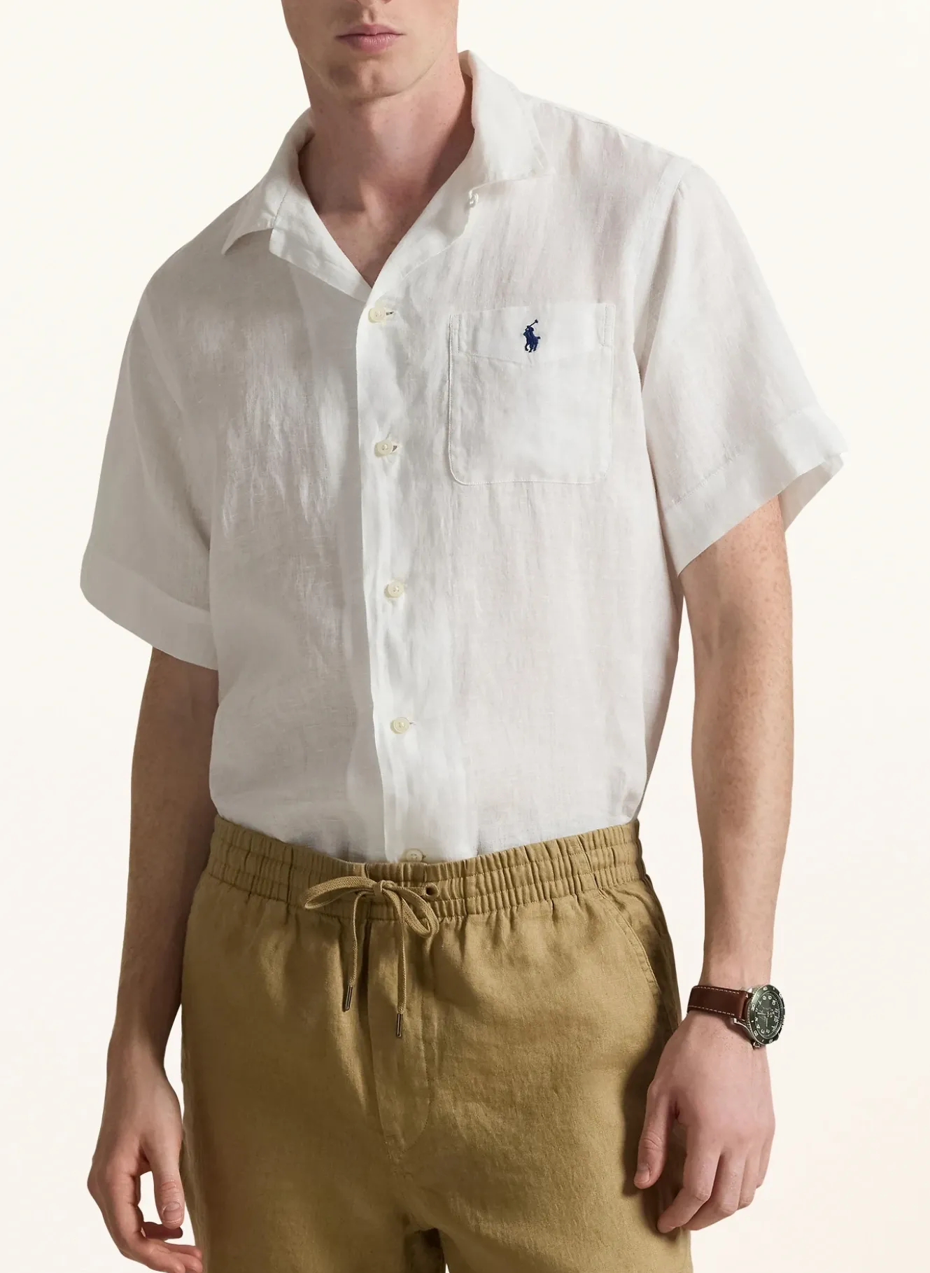 Resorthemd Classic Fit aus Leinen