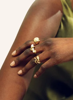 Ring MOLTEN PEARL by GLAMBOU