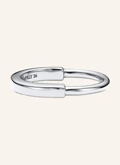 Ring TIFFANY LOCK aus 18Karat Weißgold mit Diamanten im runden Brillantschliff