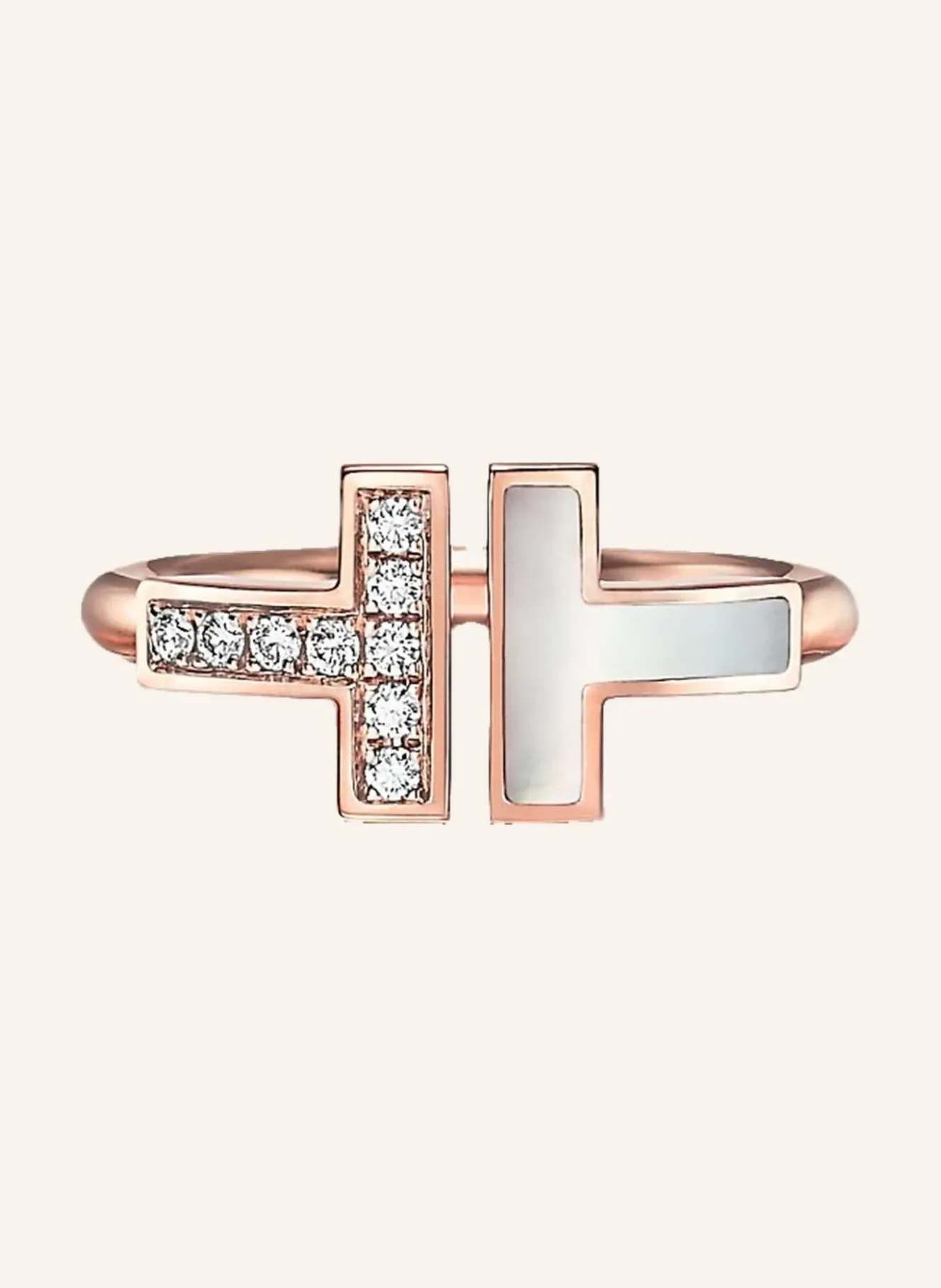 Ring TIFFANY T WIRE aus 18KaratRoségold