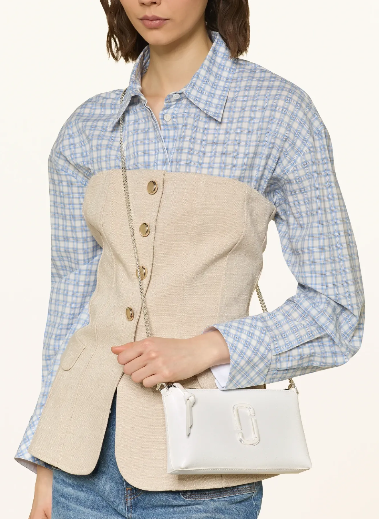 Saffiano-Schultertasche THE SNAPSHOT DTM