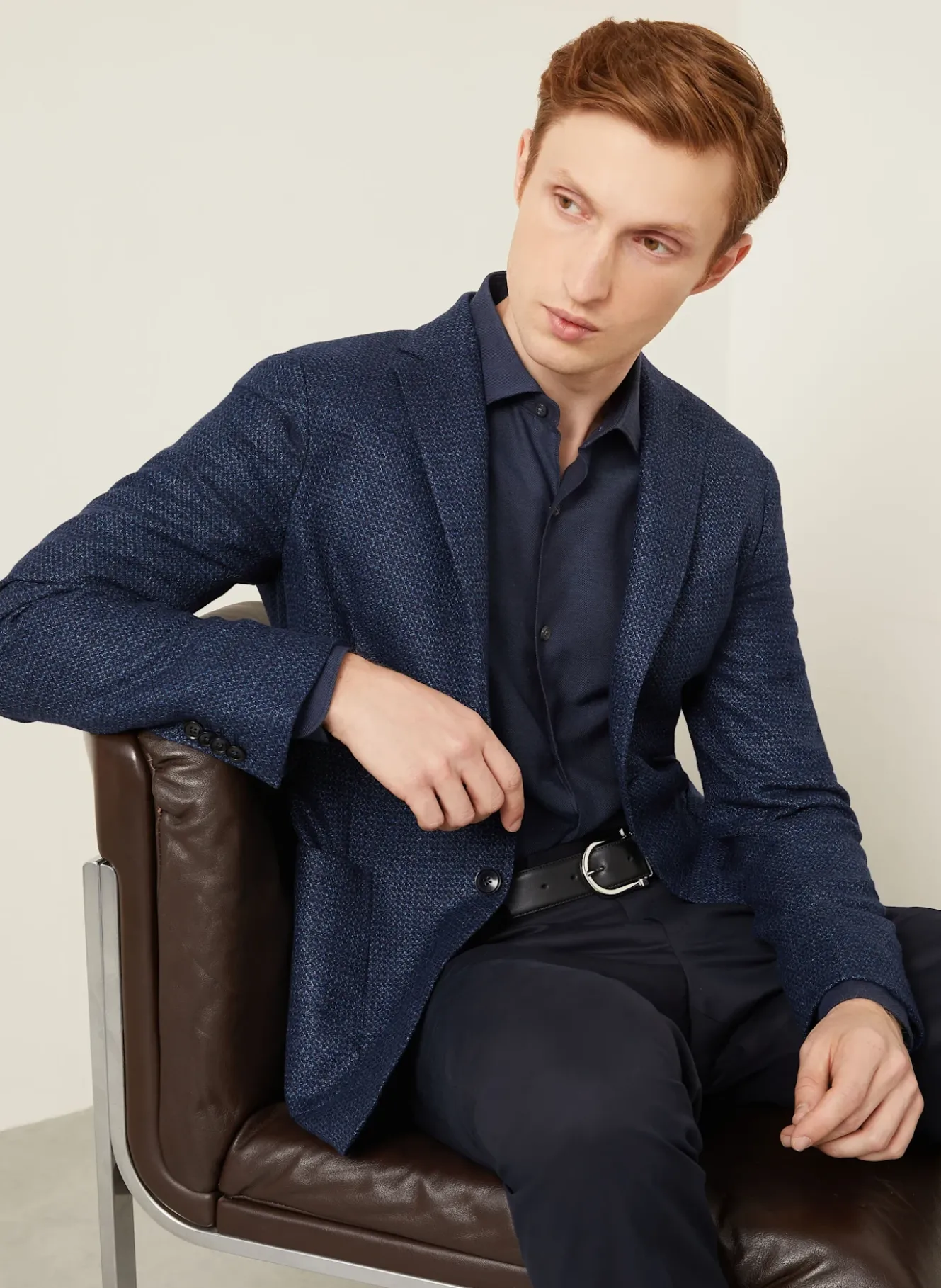 Sakko Extra Slim Fit mit Leinen