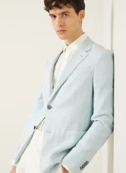 Sakko Extra Slim Fit mit Leinen