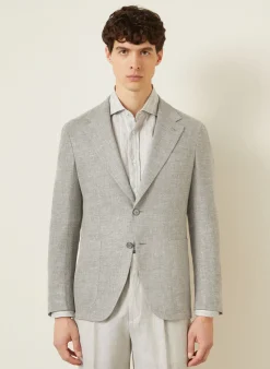 Sakko Extra Slim Fit mit Leinen