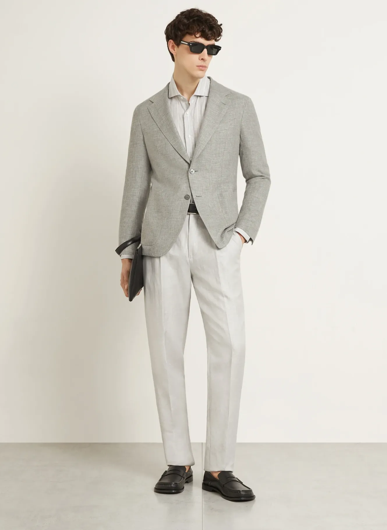 Sakko Extra Slim Fit mit Leinen