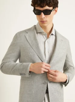 Sakko Extra Slim Fit mit Leinen