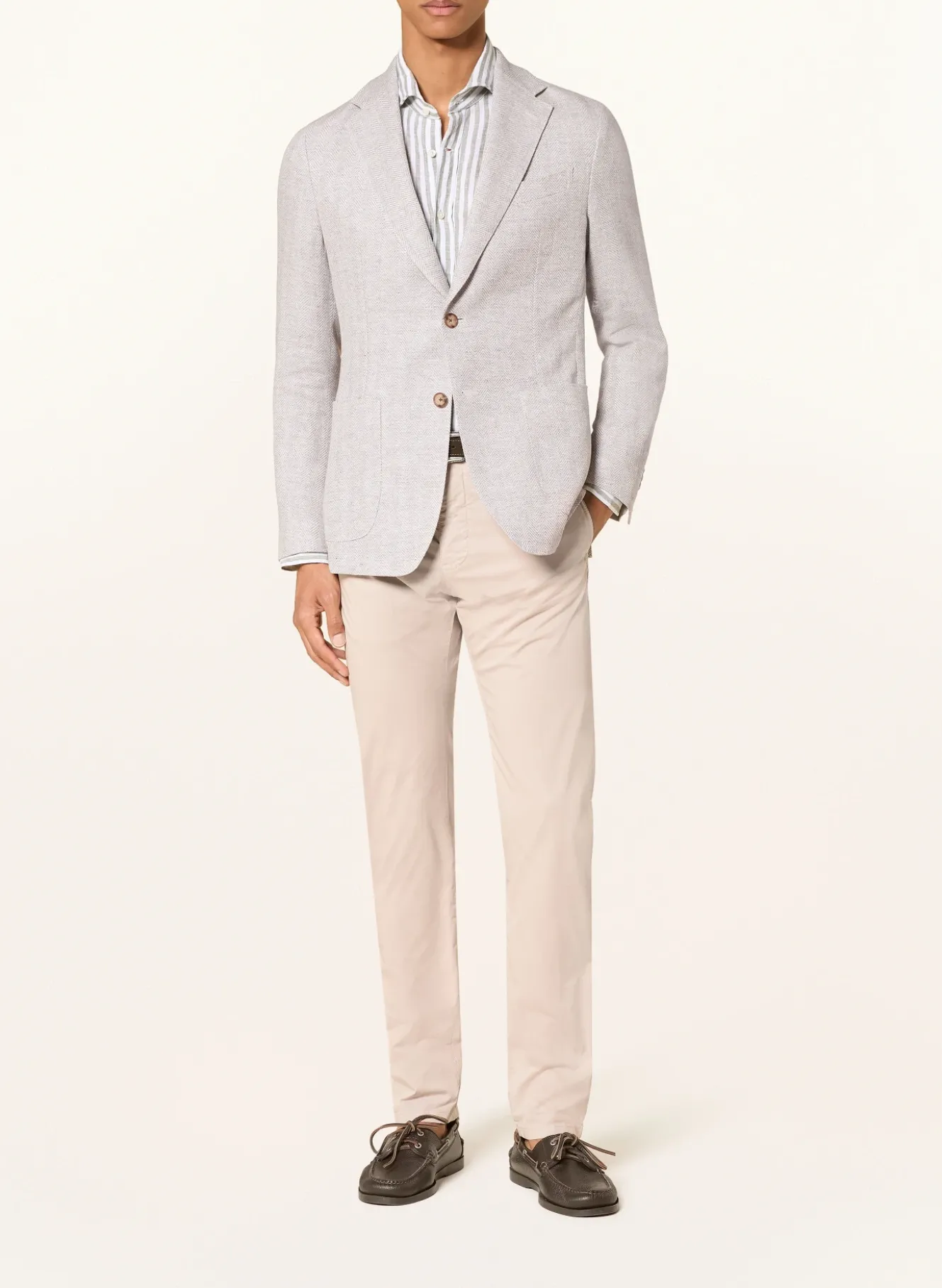 Sakko GIORNO Slim Fit mit Leinen