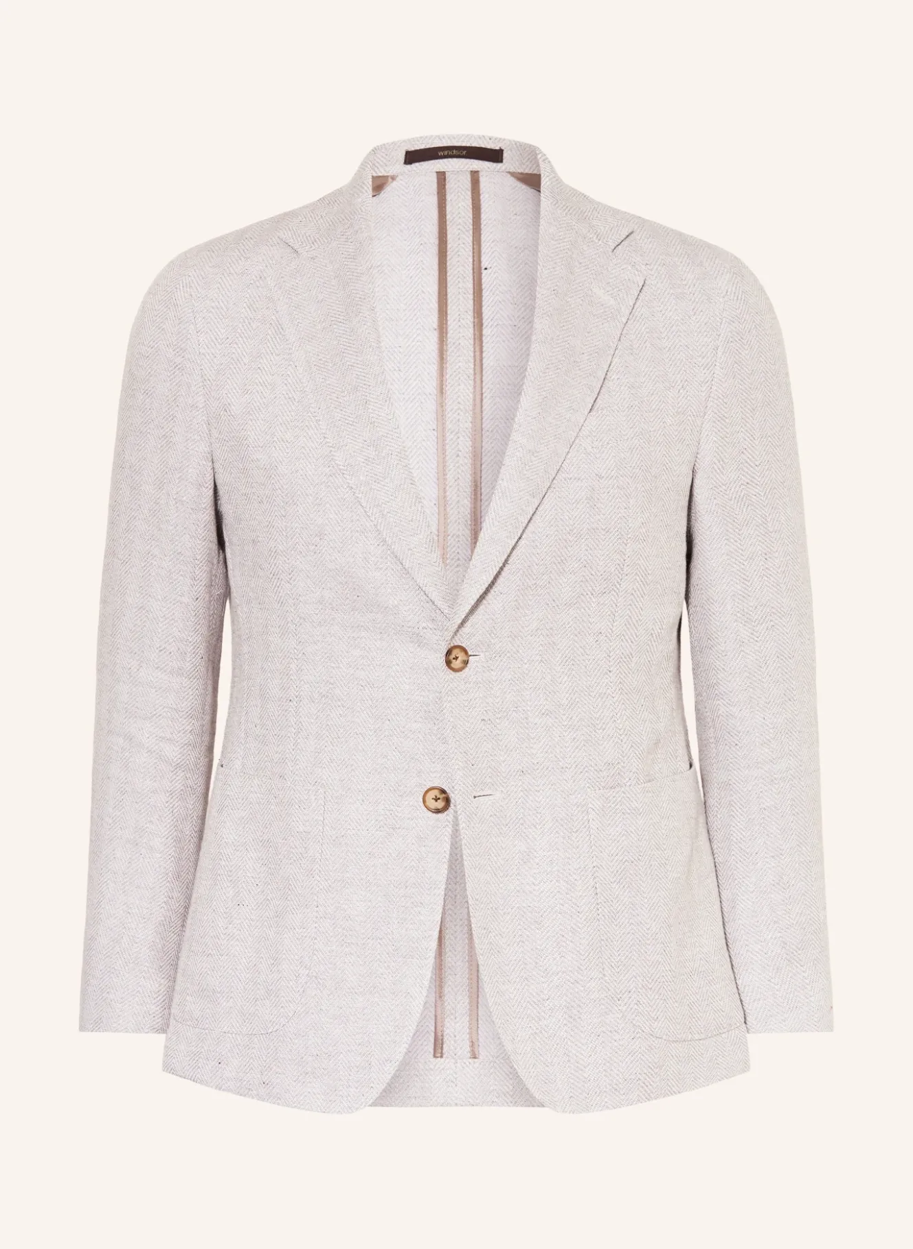 Sakko GIORNO Slim Fit mit Leinen