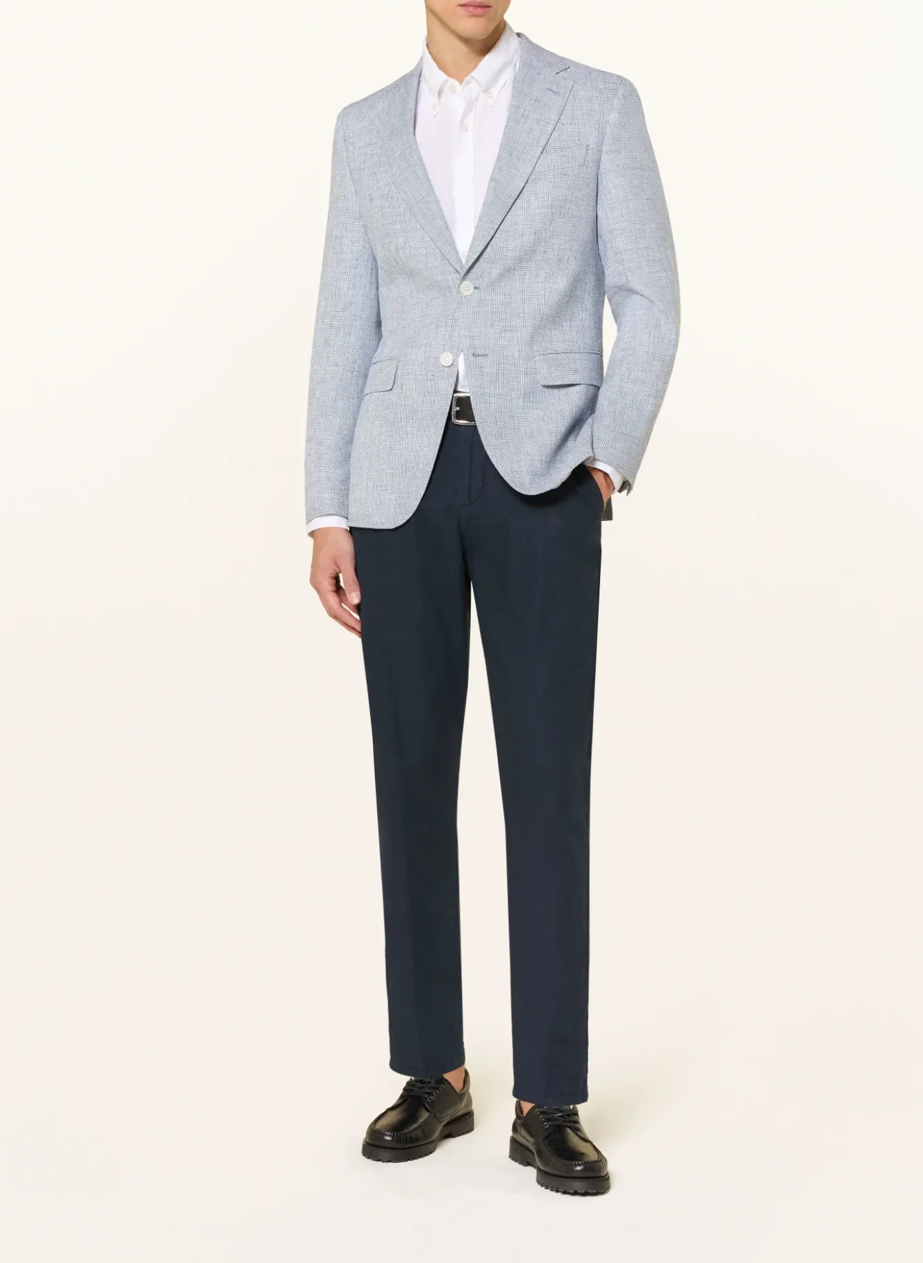 Sakko HUTSON Regular Fit mit Leinen