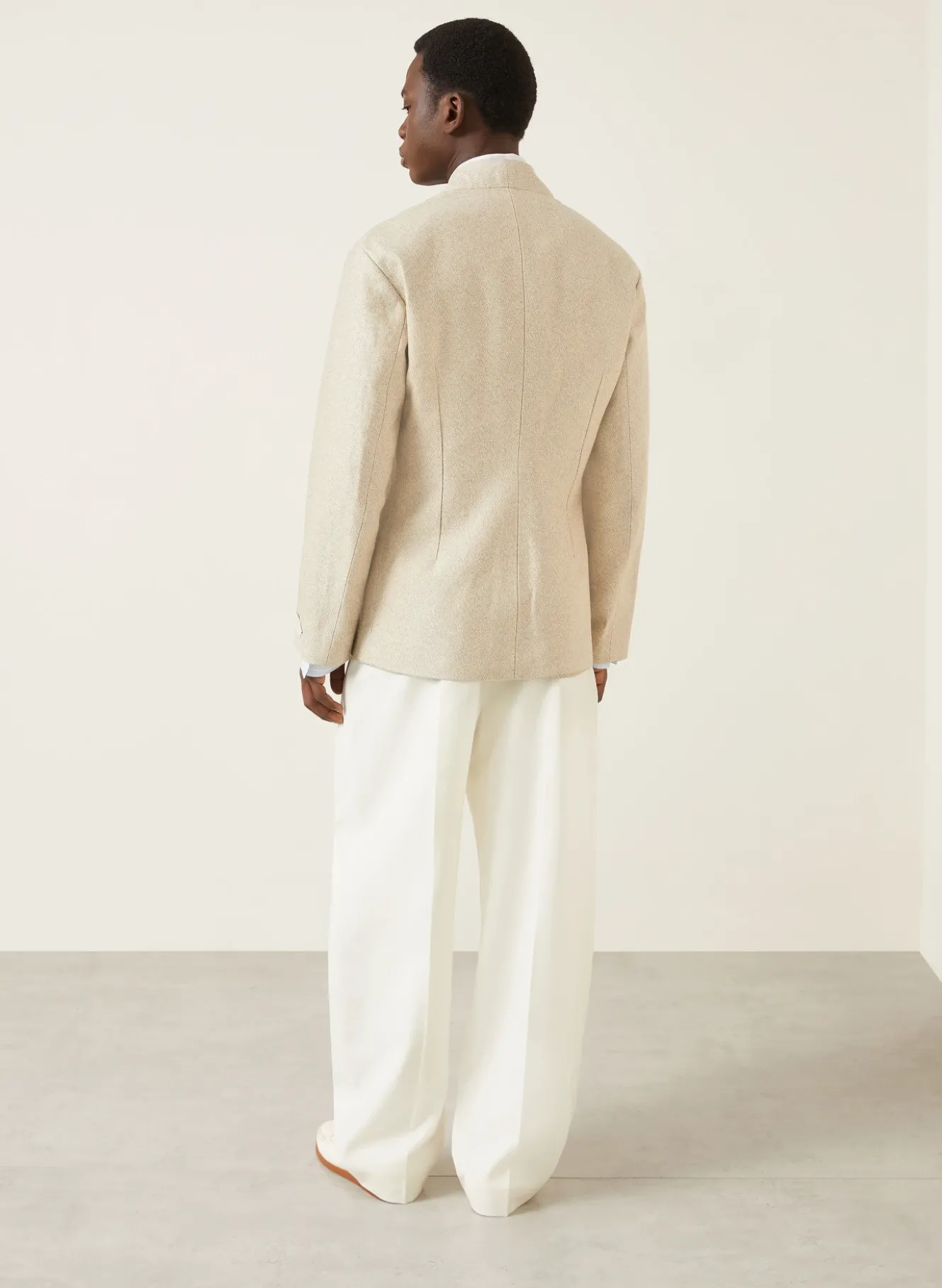 Sakko LA VESTE BASTIDE Extra Slim Fit mit Leinen