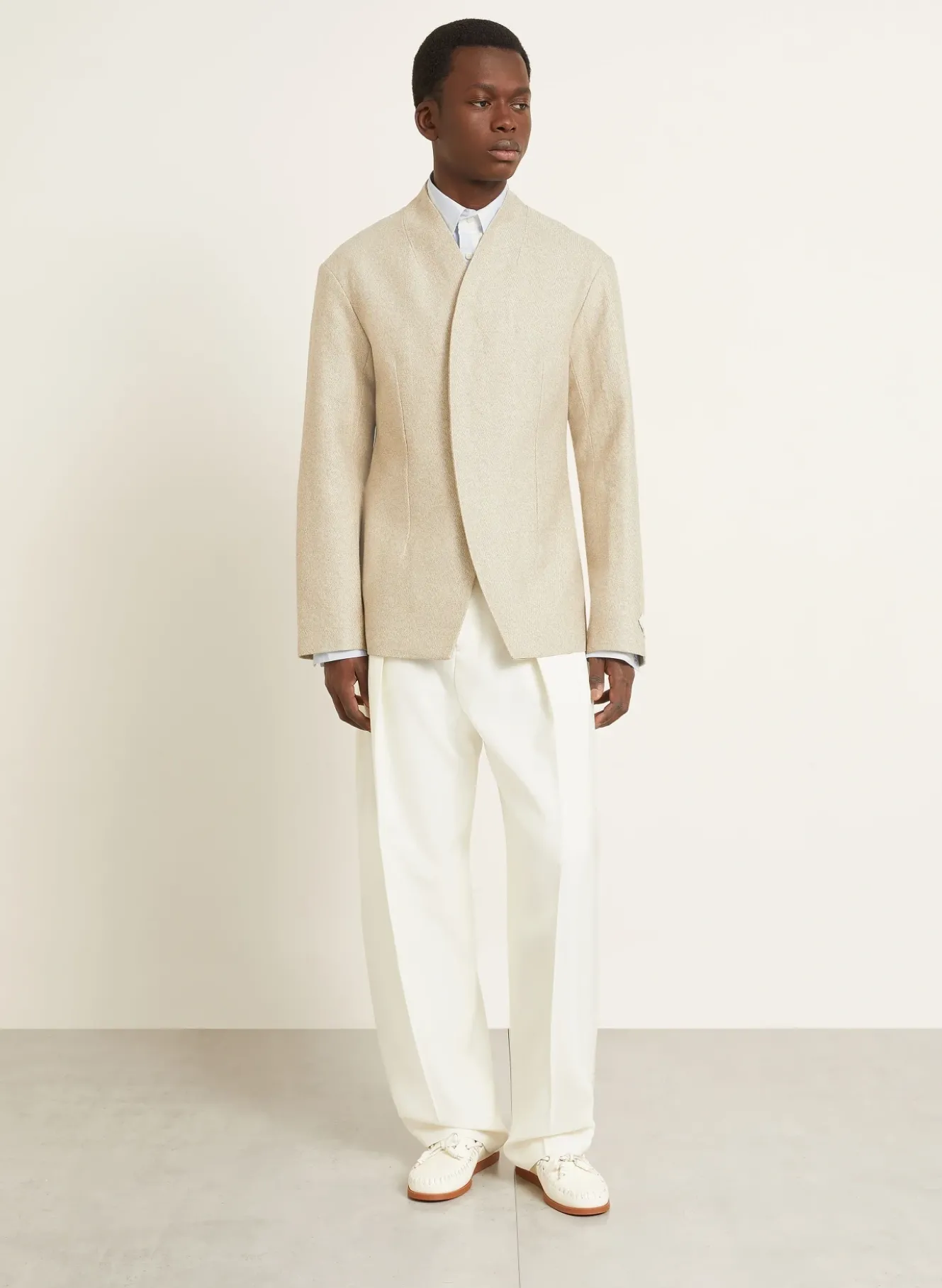 Sakko LA VESTE BASTIDE Extra Slim Fit mit Leinen