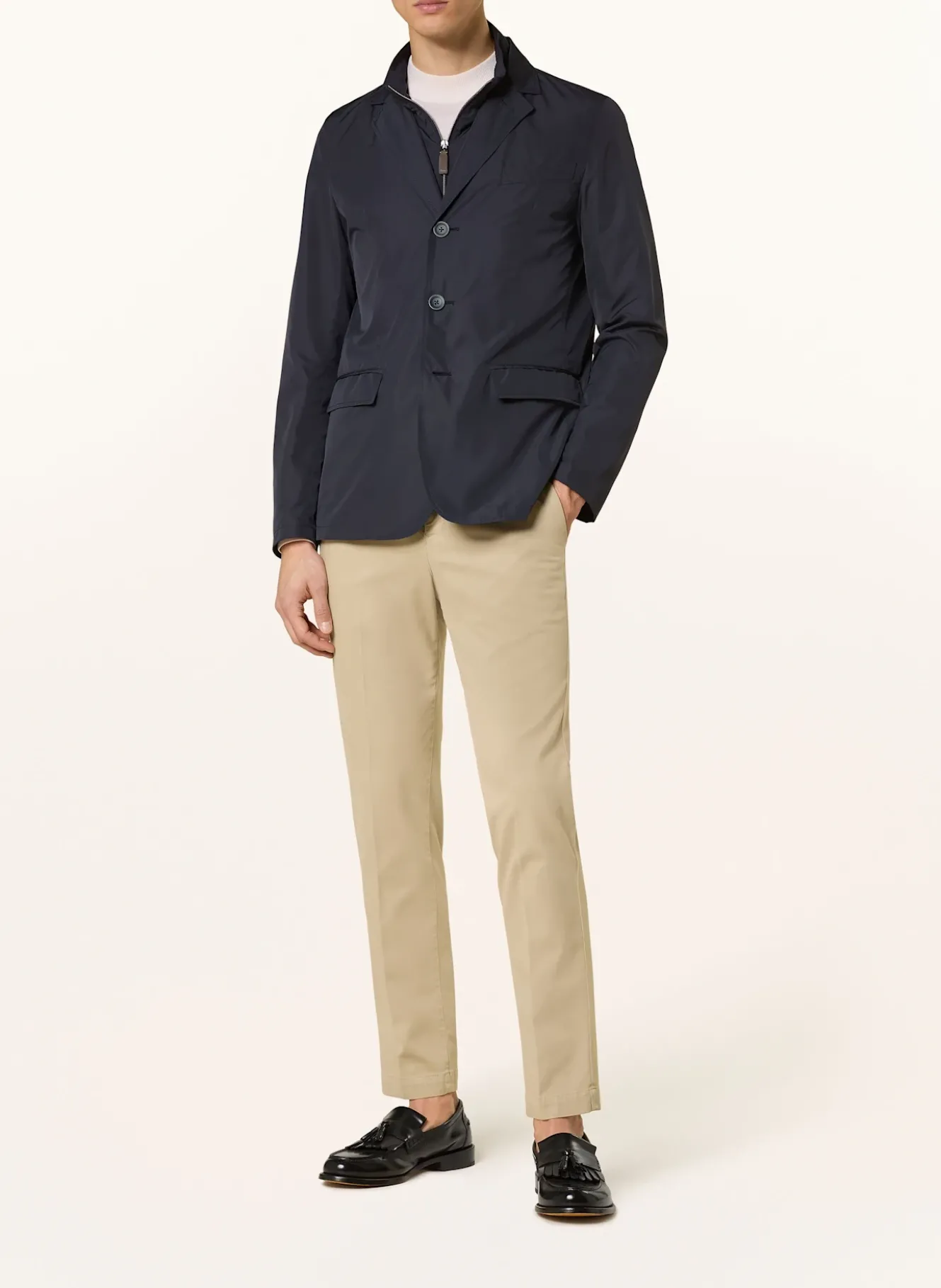 Sakko Slim Fit mit herausnehmbarer Blende