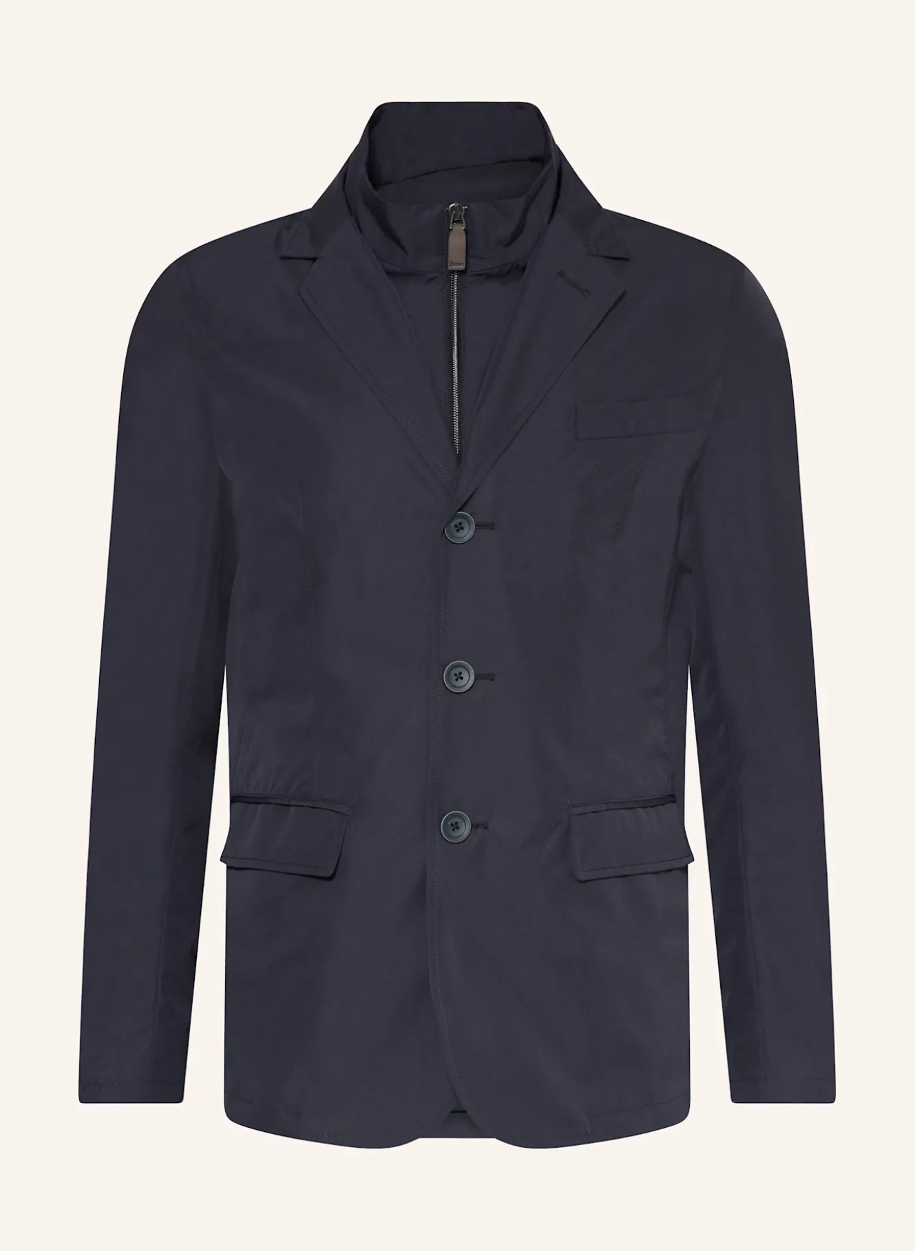 Sakko Slim Fit mit herausnehmbarer Blende