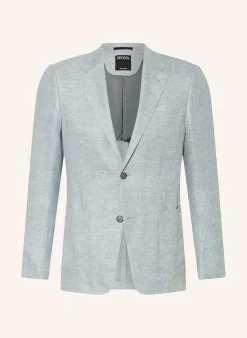 Sakko Slim Fit mit Leinen