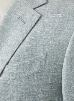 Sakko Slim Fit mit Leinen