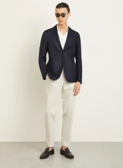 Sakko Slim Fit mit Leinen