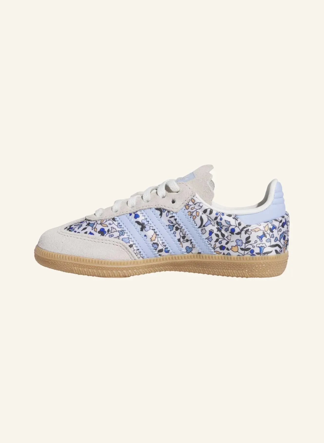 SAMBA OG X LIBERTY LONDON COMFORT CLOSURE ELASTIC LACE KIDS SCHUH