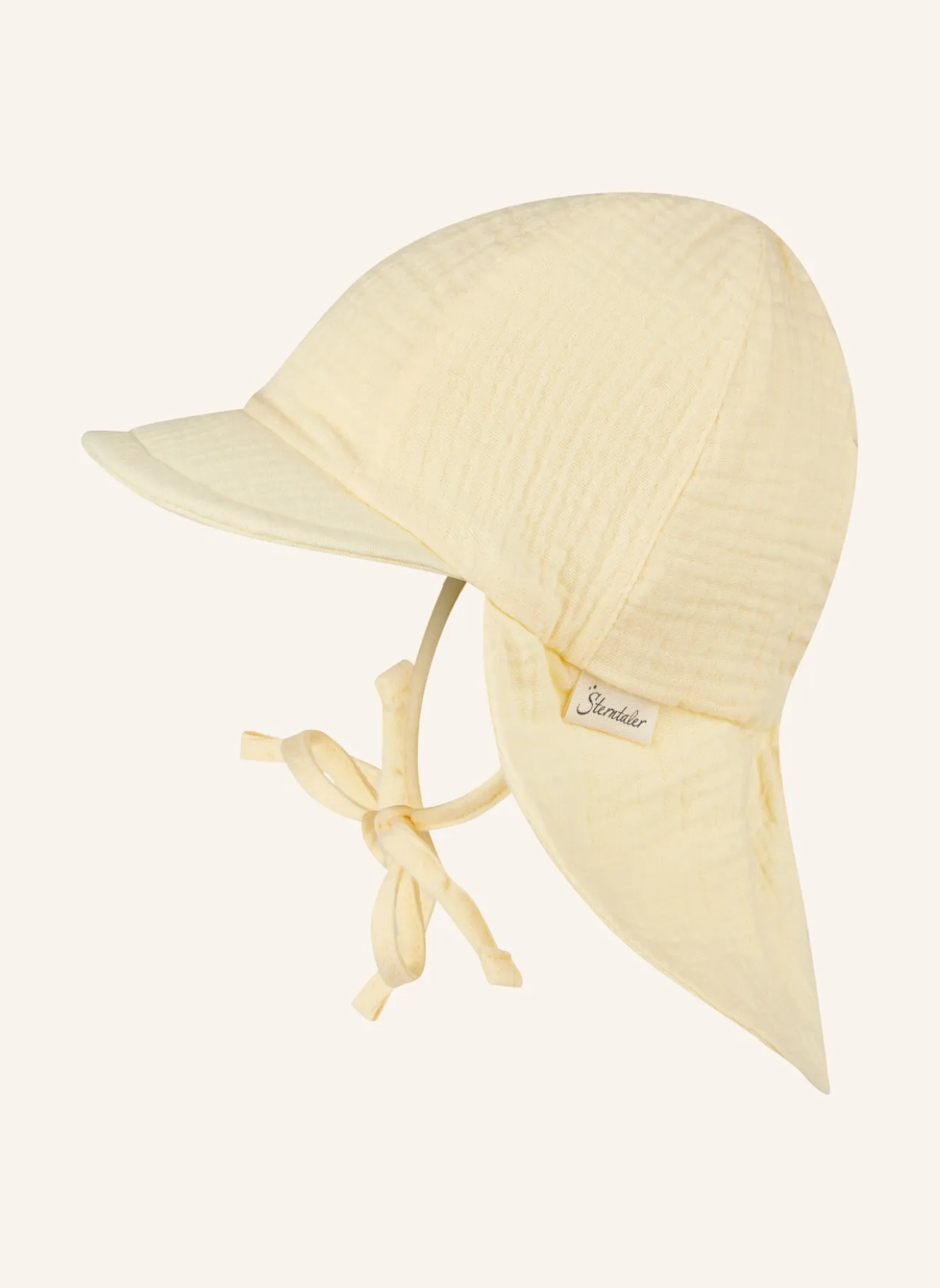 Schirmmütze mit Nackenschutz Musselin