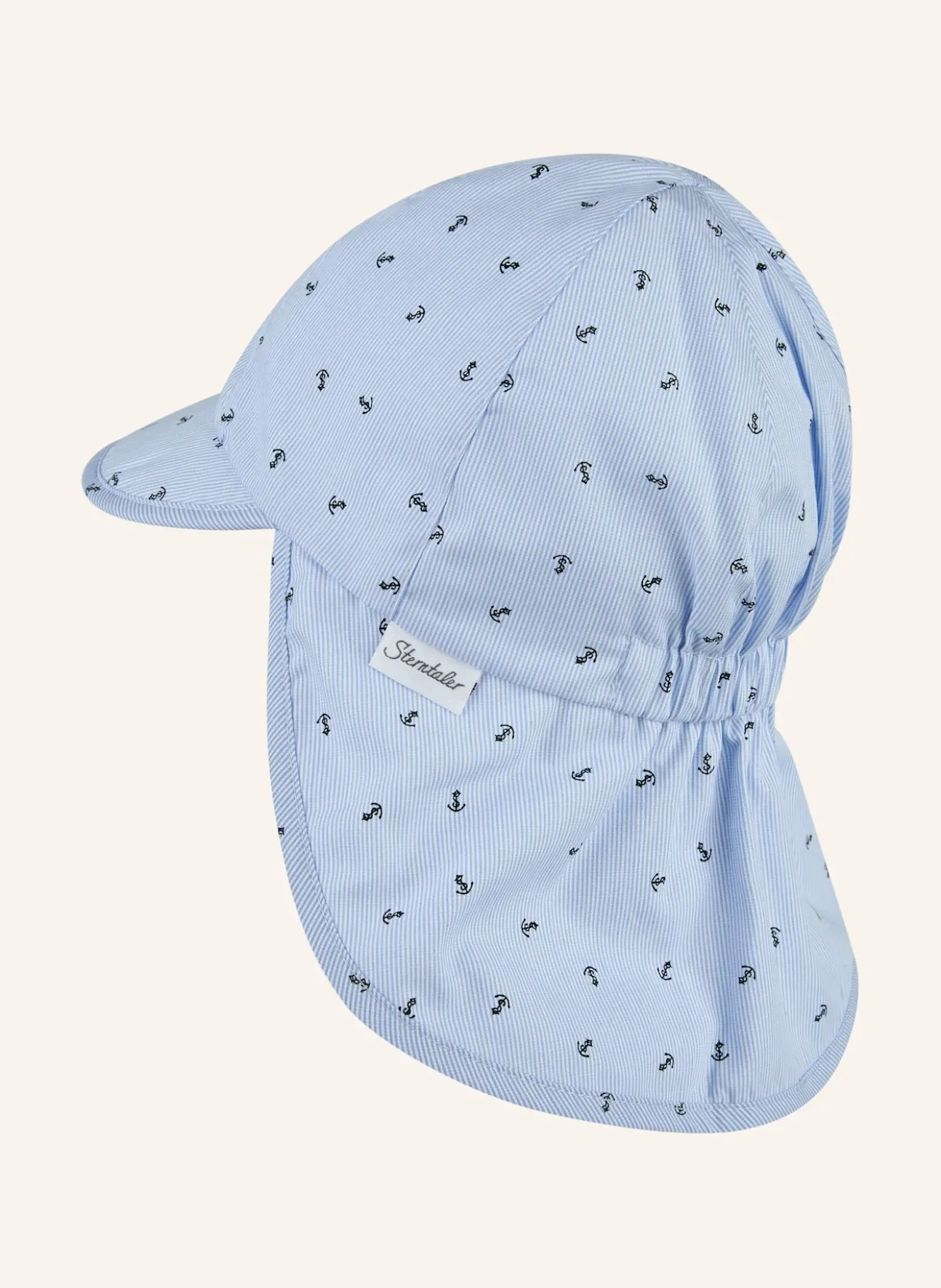 Schirmmütze mit Nackenschutz Anker