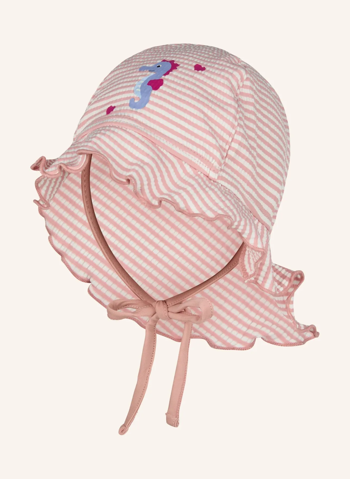 Schirmmütze mit Nackenschutz Seepferd