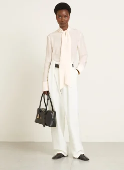 Schluppenbluse aus Seide