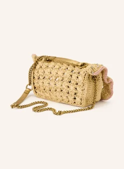Schultertasche CHELSA mit Schmucksteinen