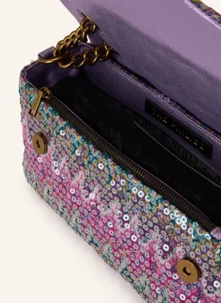 Schultertasche PIMLICO mit Pailletten