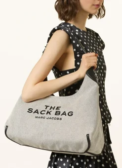 Schultertasche THE LEATHER-TRIM CANVAS BELTED SACK BAG