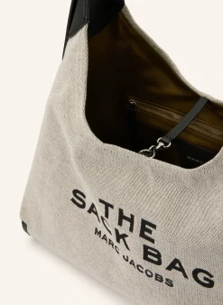 Schultertasche THE LEATHER-TRIM CANVAS BELTED SACK BAG
