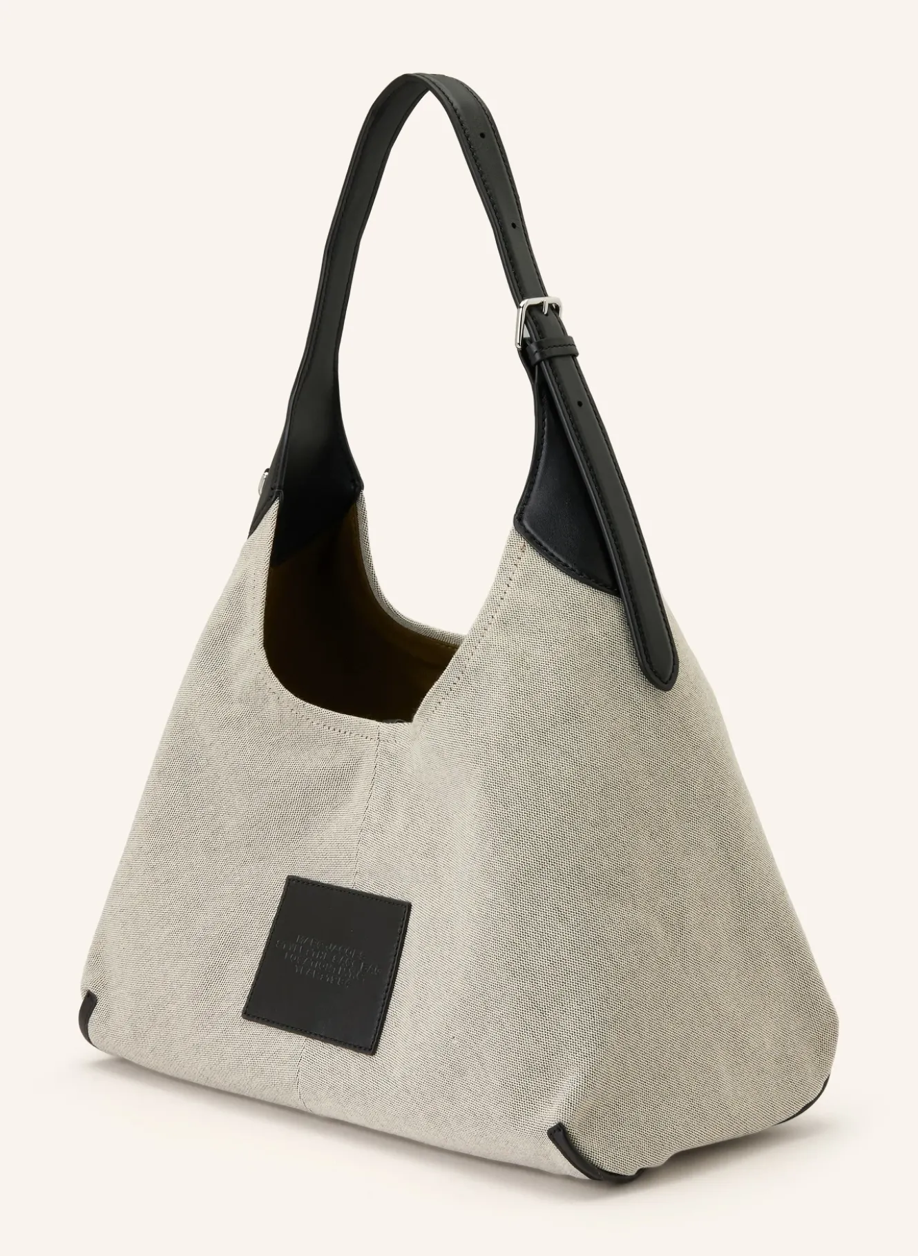 Schultertasche THE LEATHER-TRIM CANVAS BELTED SACK BAG