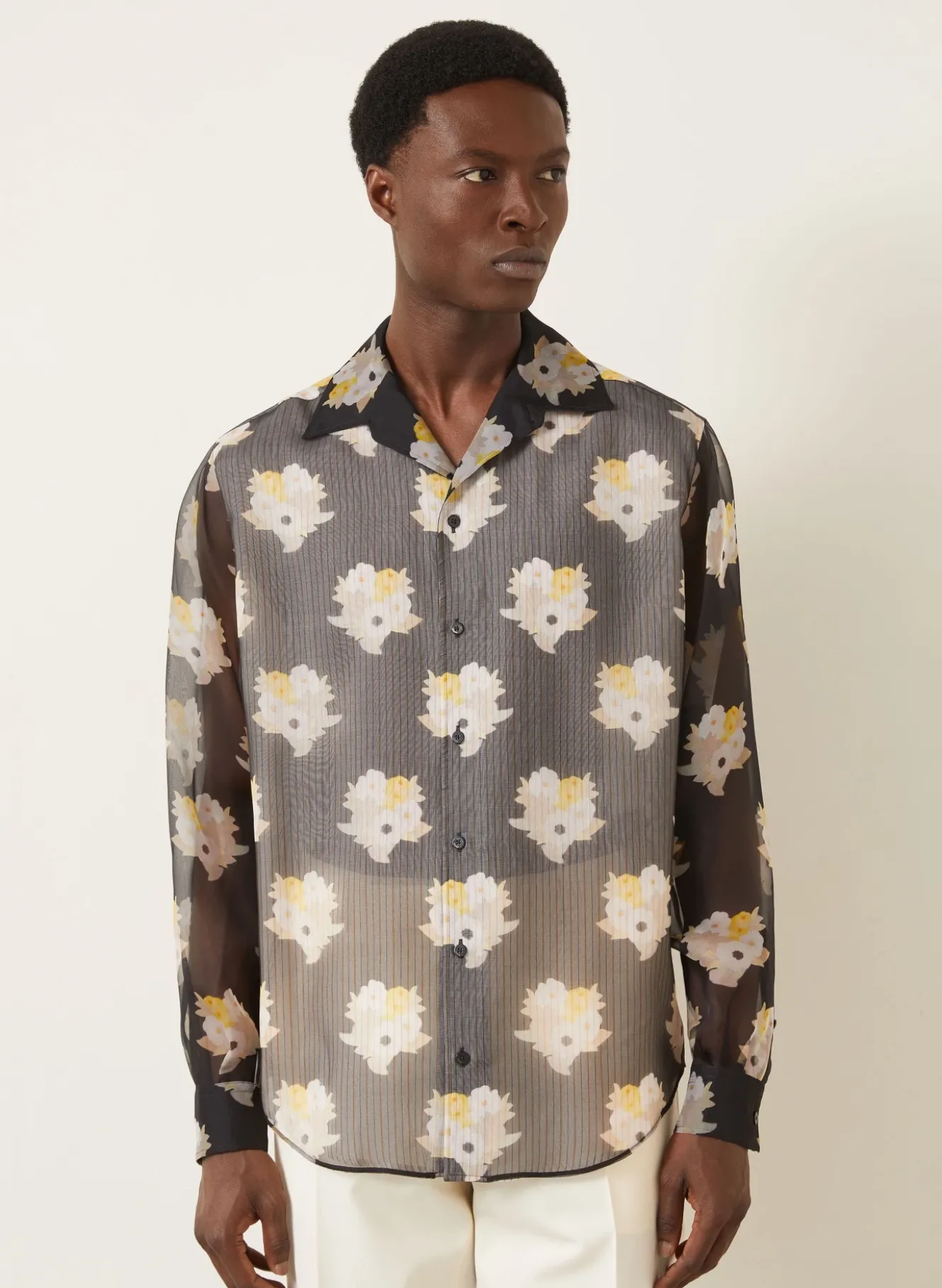 Seidenhemd Comfort Fit