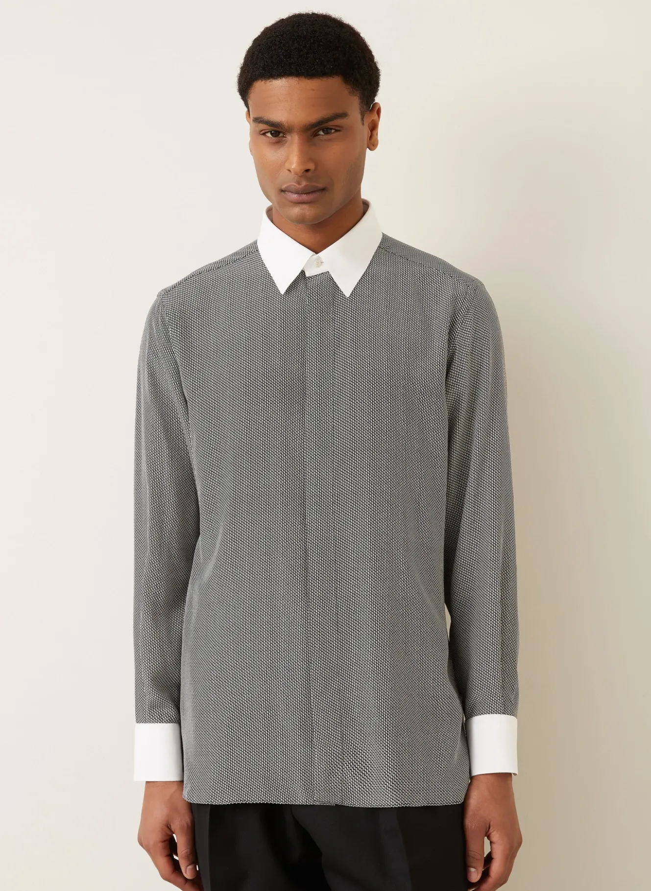 Seidenhemd Regular Fit