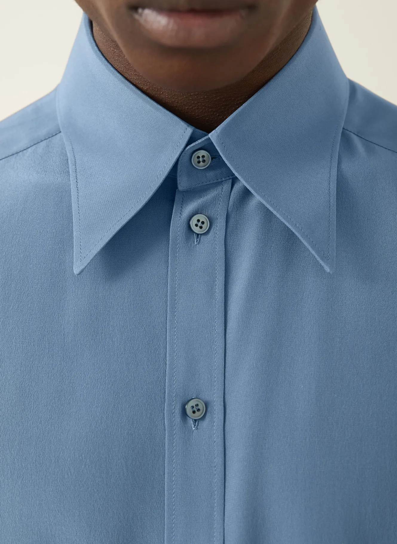 Seidenhemd Slim Fit