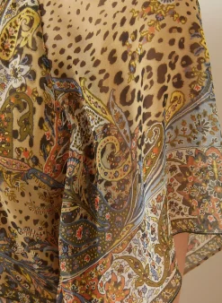 Seidenkleid mit Schluppe