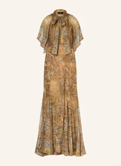 Seidenkleid mit Schluppe