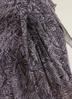 Seidenkleid TYLENA mit Volants