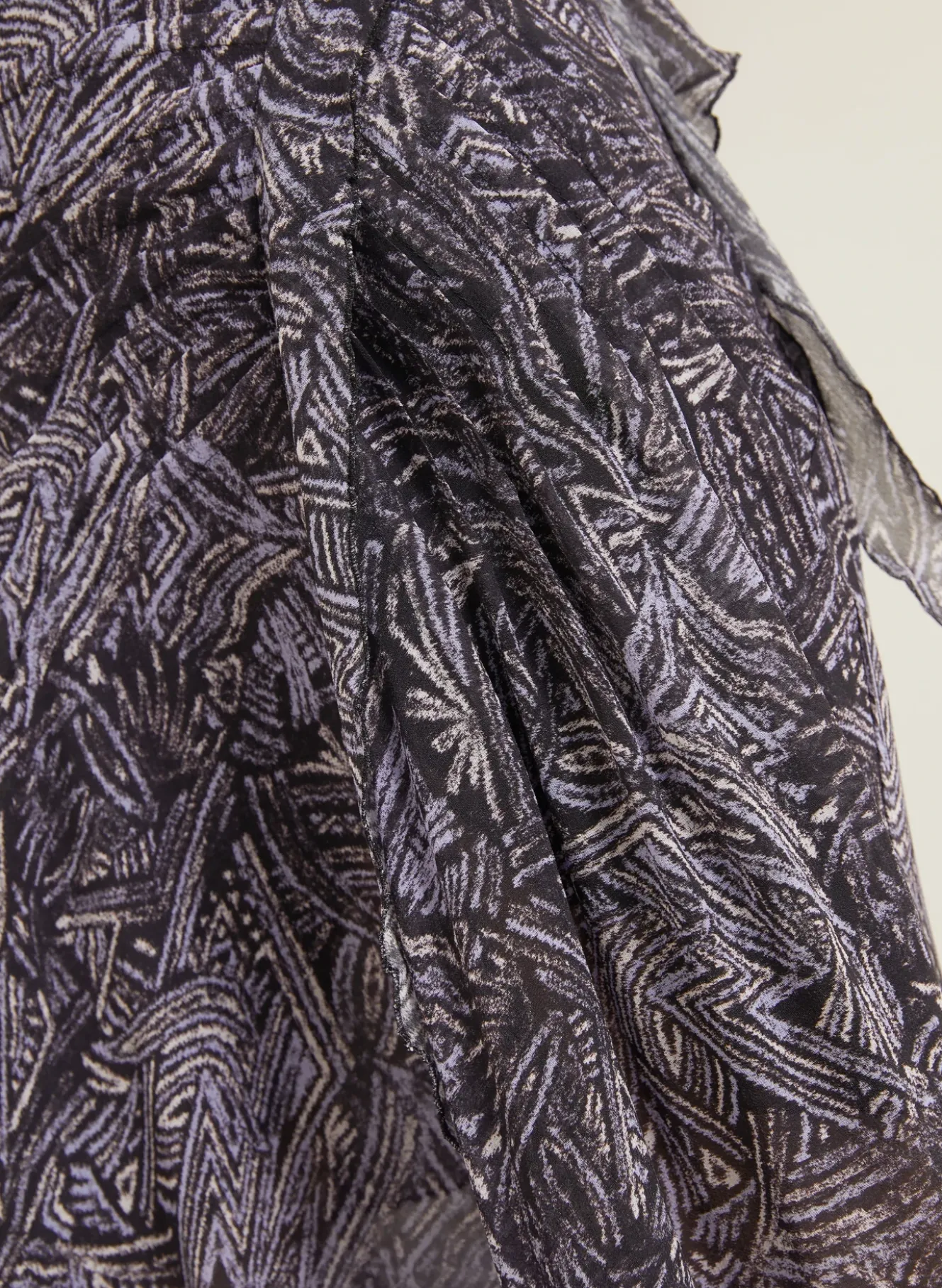 Seidenkleid TYLENA mit Volants